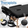 Serenelife Portable Massage Table - Professional Adjustable Folding Bed with 3 Sections and Carrying Bag for Th SLMASGE1